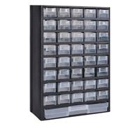 vidaXL Boîte d'assortiment avec 41 compartiments 2 pcs. Plastique