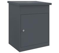 Vidaxl Boîte De Dépôt De Colis Anthracite 44 X 35 X 59 Cm Acier