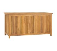 vidaXL Boîte de jardin 114x50x58 cm Bois massif de teck