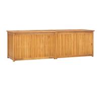 vidaXL Coffre de jardin 175x50x55 cm Bois massif de teck
