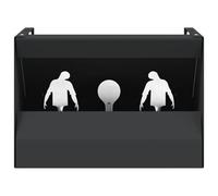 Vidaxl Boîte De Piège À Balles Noir 29 X 22 X 20 Cm Acier
