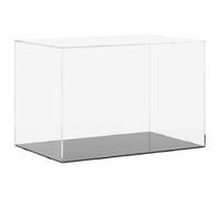 Boîte d'Affichage Transparente Vitrine de Rangement Salon Acrylique vidaXL