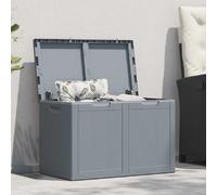 vidaXL Boîte de rangement 180L - Gris