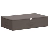 vidaXL Boîte de rangement, 24 pièces, en tissu non tissé, 70 x 40 x 18 cm, 50,4 L, gris