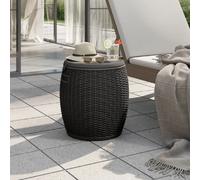 vidaXL Boîte de rangement 4 en 1 - Noir