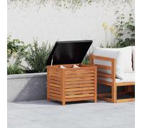 vidaXL Coffre de jardin 60x50x55 cm bois massif d'eucalyptus