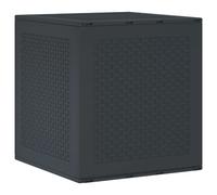 vidaXL Boîte de rangement Anthracite 55 x 53 x 57 cm Polypropylène