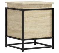 vidaXL Boîte de rangement avec couvercle Sonoma 40x40x51,5 cm Bois composite