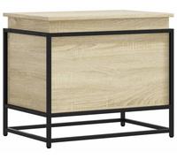 vidaXL Boîte de rangement avec couvercle Sonoma 60x40x51,5 cm Bois composite