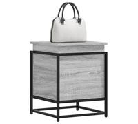 vidaXL Boîte de rangement avec couvercle sonoma gris bois d'ingénierie