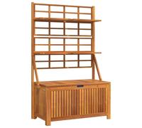 Vidaxl Boîte De Rangement Avec Treillis 99x50x160 Cm Acacia Massif