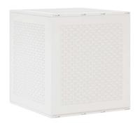 vidaXL Boîte de rangement avec stockage Blanc 55 x 53 x 57 cm Polypropylène