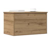 vidaXL Boîte de Rangement Chêne artisanal 60 x 35 x 35 cm | Énormément d'espace pour toutes tes affaires, Fait en chêne massif, Un mix parfait entre artisanat moderne et élégance