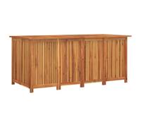 vidaXL Coffre de jardin 200x80x75 cm bois massif acacia