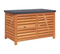 vidaXL Coffre de jardin 60x50x55 cm en bois massif d'eucalyptus