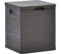 vidaXL Boîte de rangement de jardin 90 L Marron - Boîte de rangement - Boîte de rangement - Boîte à coussins
