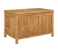 vidaXL Boîte de rangement de jardin 90x52x55 cm Bambou, boîte de rangement extérieure, boîte de couverture, mallette de rangement, coffre à outils