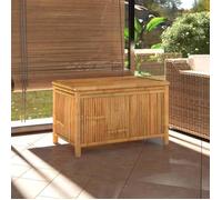 vidaXL Boîte de rangement de jardin 90x52x55 cm Bambou, boîte de rangement extérieure, boîte de couverture, mallette de 319875