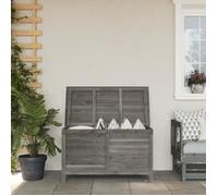 vidaXL Boîte de rangement de jardin anthracite bois massif de sapin 364754