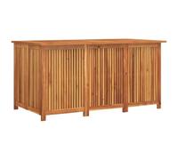 vidaXL Boîte de Rangement de Jardin, Coffre à Jouets, Meuble de Rangement, Organisateur de Terrasse Cour Patio, Bois Massif d'Acacia