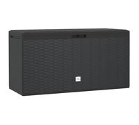vidaXL Coffre de jardin anthracite 114x47x60 cm