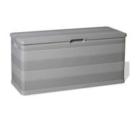 vidaXL Boîte de rangement de jardin Gris 117x45x56 cm