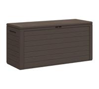 vidaXL Coffre de jardin brun 116 x 44 x 55 cm