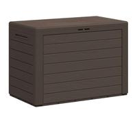 vidaXL Coffre de jardin brun 78x44x55 cm