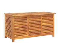 vidaXL Coffre de jardin avec fentes d'aération 113x50x56 cm bois massif acacia