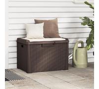 Vidaxl Boîte de rangement jardin 125L - Marron