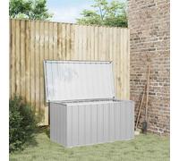 vidaXL Boîte de rangement jardin 129x67x65 cm - Gris