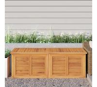 vidaXL Boîte de rangement jardin et sac 150x50x55 cm bois massif teck