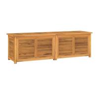 vidaXL Boîte de rangement jardin et sac 175x50x55 cm bois massif teck, boîte de rangement extérieure, boîte de couverture, mallette de rangement