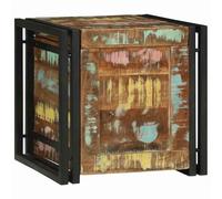 vidaXL Boîte de rangement Marron et Noir 40 x 40 x 40 cm