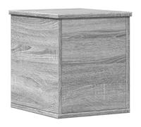 vidaXL Boîte de rangement Sonoma – Bois d'ingénierie, gris 30x35x35 cm