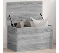 vidaXL Boîte de rangement sonoma gris 60x35x35 cm bois d'ingénierie