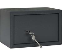 vidaXL Boîte de sécurité avec serrure gris foncé 31 x 20 x 20 cm acier