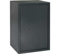 vidaXL Coffre-fort avec serrure ris Foncé 31x35x50 cm Acier