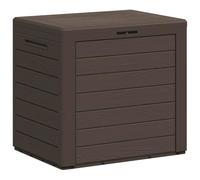 vidaXL Coffre de jardin Marron 58,5x46x55 cm Polypropylène