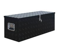 vidaXL Boîte en aluminium 1085 x 370 x 400 mm Noir
