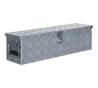 vidaXL Boîte en aluminium 80,5 x 22 x 22 cm Argenté Gris G