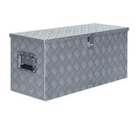 vidaXL Boîte en aluminium 90 5 x 35 x 40 cm Argenté
