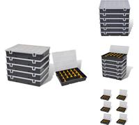 vidaXL Boîtes d'assortiment 6 pcs - Boîtes à outils