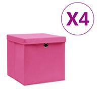 VidaXL - Boîtes pliables avec couvercles
