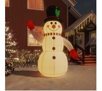 vidaXL Bonhomme de neige gonflable LED 300 cm Multicolore