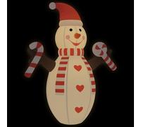 vidaXL Bonhomme de neige gonflable de Noël avec LED 630 cm