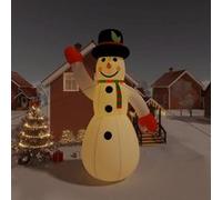 vidaXL Bonhomme de neige gonflable avec LED 805 cm