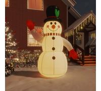 vidaXL Bonhomme de neige LED 300 cm - Multicolore