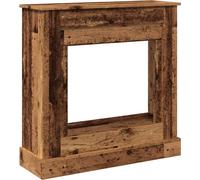 vidaXL Bordure de cheminée imitation vieux bois 90x30x90 cm Matériau dérivé du bois