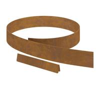 Vidaxl Bordure De Jardin 4 Pcs Rouillé 450 X 10 Cm
